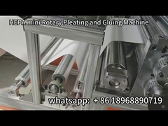 HEPA Mini Rotary Pleating and Gluing Machine