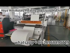 1300 mm Width Hepa Mini Rotary Pleating and Gluing Machine