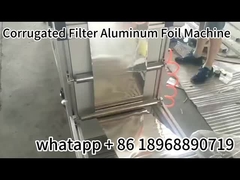 Filter corrugated aluminum foil machine 