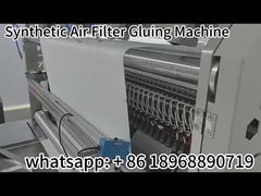synthetic air filter gluing machine 