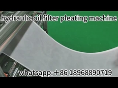 machine de plissage de filtre à huile hydraulique