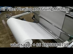 Air Filter Pleating and Gluing Machine