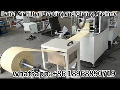 350 Width PU Panel Air Filter Pleating and Gluing Machine