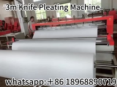 3m Width Knife Pleating Machine