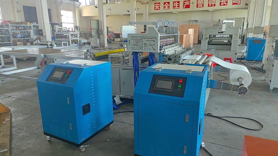1300mm Width HEPA Filter Making Machine Mini Rotary Pleating And Gluing Machine