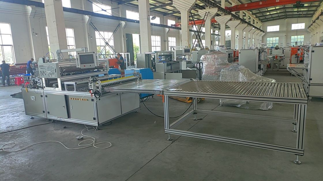 1300mm Width HEPA Filter Making Machine Mini Rotary Pleating And Gluing Machine