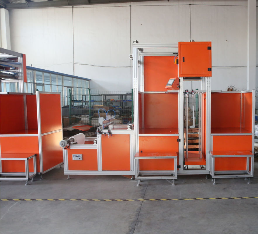Separated HEPA Filter Fiber Glass Pleating Machine 50 - 300mm Pleating Depth