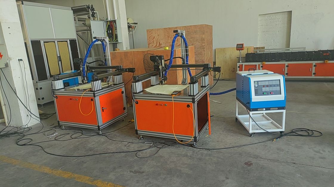 Stainless Steel HEPA Filter Making Machine PLC Control Hot Melt Gluing Machine