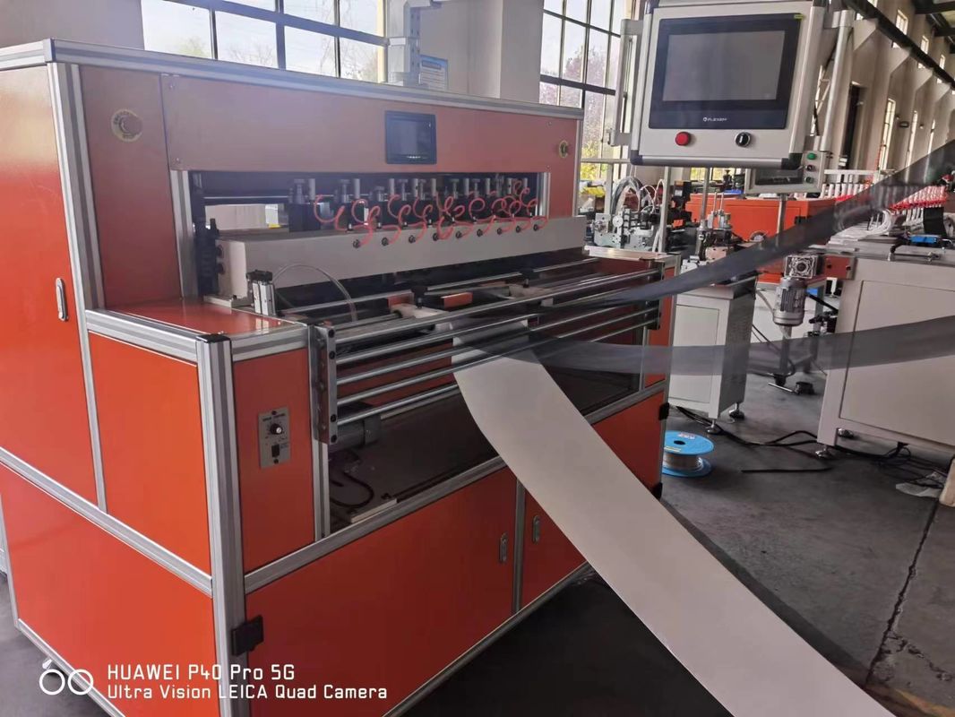 Stainless Steel Hydraulic Filter Pleating Machine 4KW 380 Pleats/Min Speed