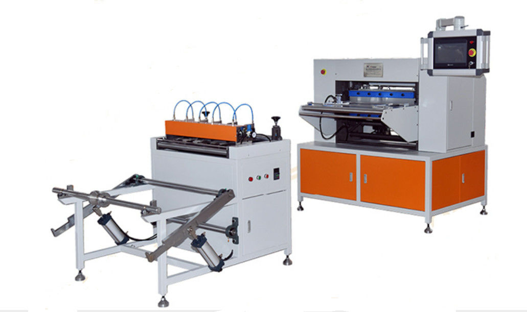PLC Control HVAC Filter Making Machine 800mm Width Panel Knife Pleating Machine