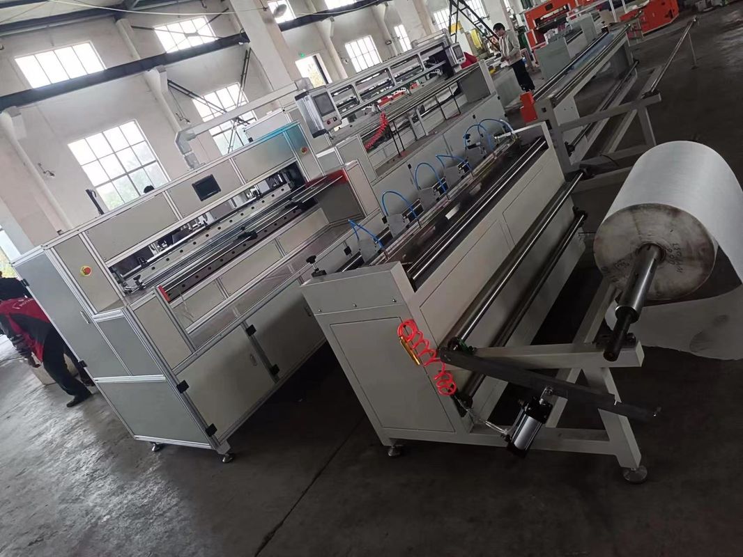 Servo Motors CNC Purifier Filter Making Machine 1050mm Width Knife Pleating Machine