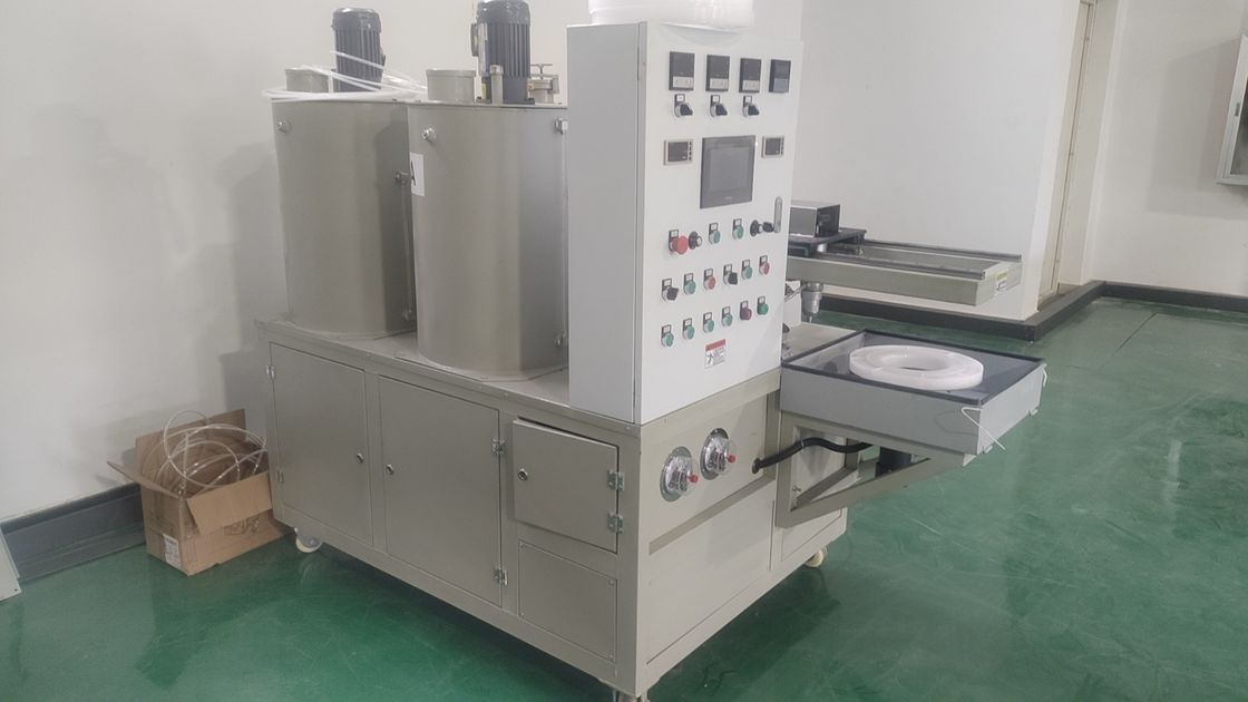 3 Tanks Filter Caps PU Polyurethane Injection Machine 1:5 Mixing Rate