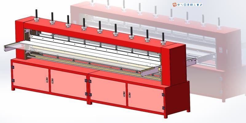 3m Width Knife Pleating Machine 380V Electric Filter Making Machine