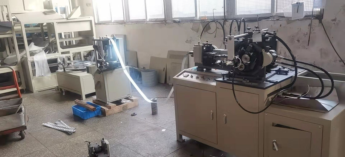 Spin On Oil Filter Spiral Center Tube Making Machine 3KW Electric Power Source