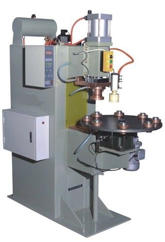 0.4MPa Spin On Oil Filter Making Machine 100KVA Turntable Bottom Plate Welding Machine