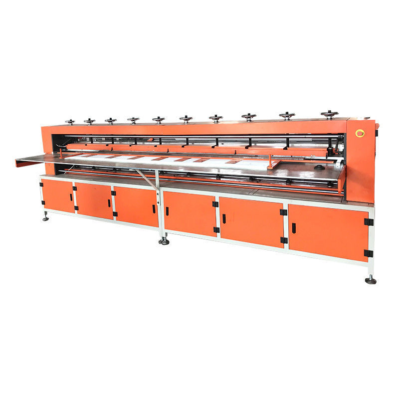 Electric 380V Oil Filter Production Line 2.5m Width Knife Pleating Machine