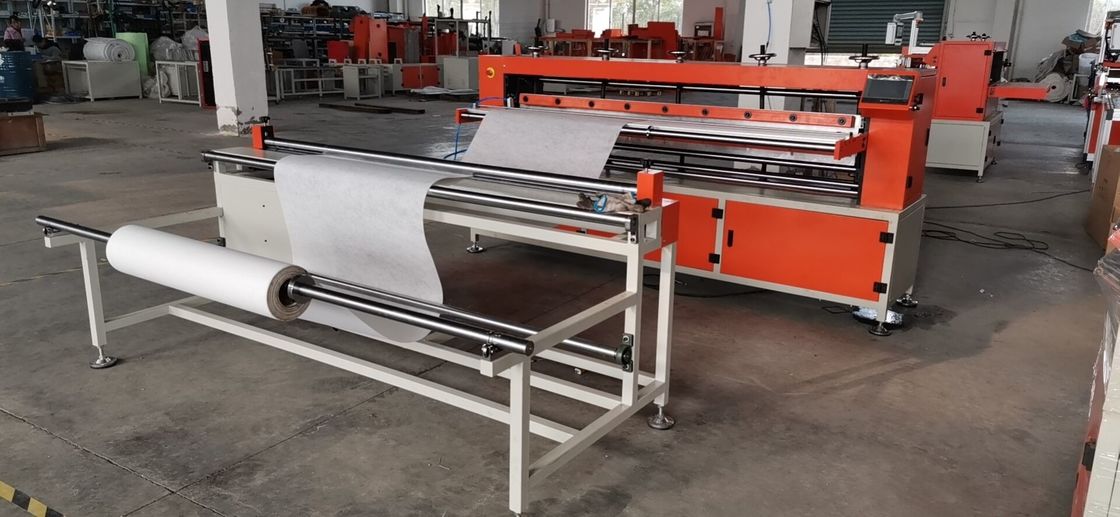220V CNC Oil Filter Production Line 15mm - 55mm Pleating Height Knife Pleating Machine