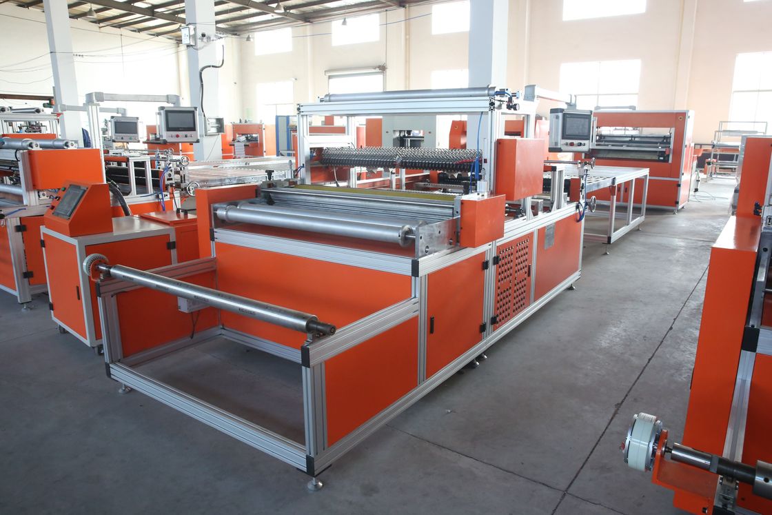 1300mm Purify Air Filter Making Machine Full Auto Intermittent Gluing Machine