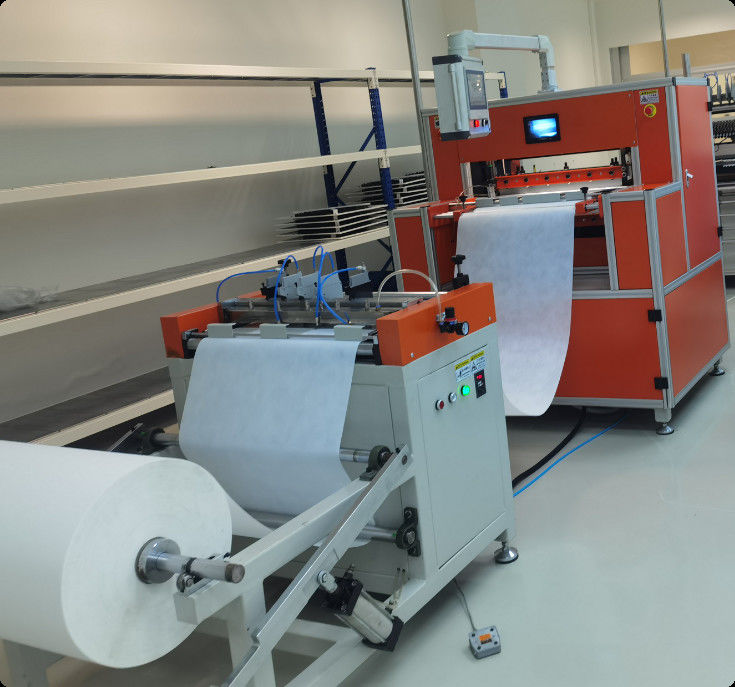 Filter Paper Knife Pleating Machine 700mm Width CNC Control System