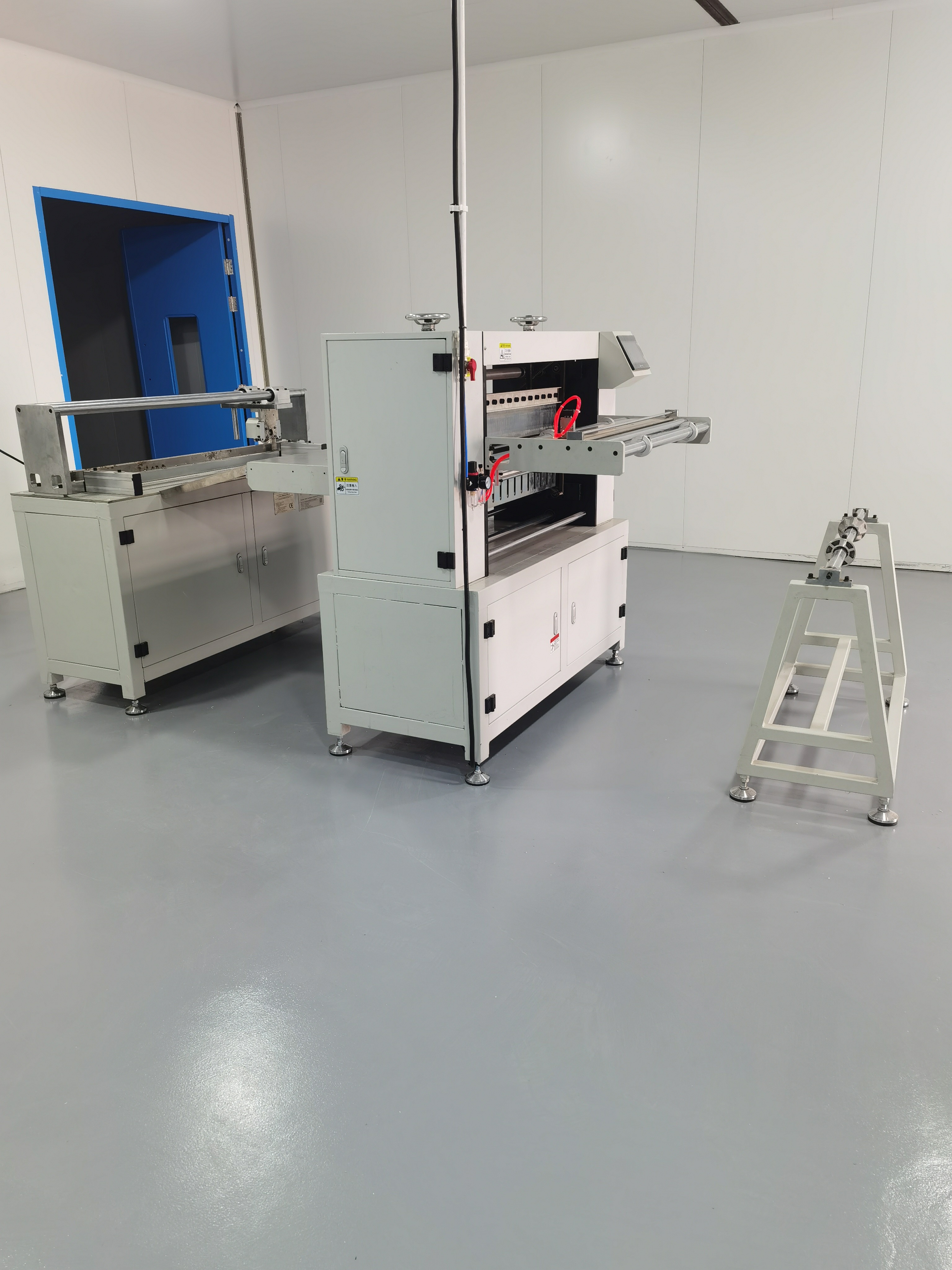 800mm Width HVAC Filter Making Machine 220V / 380V Filter Knife ...
