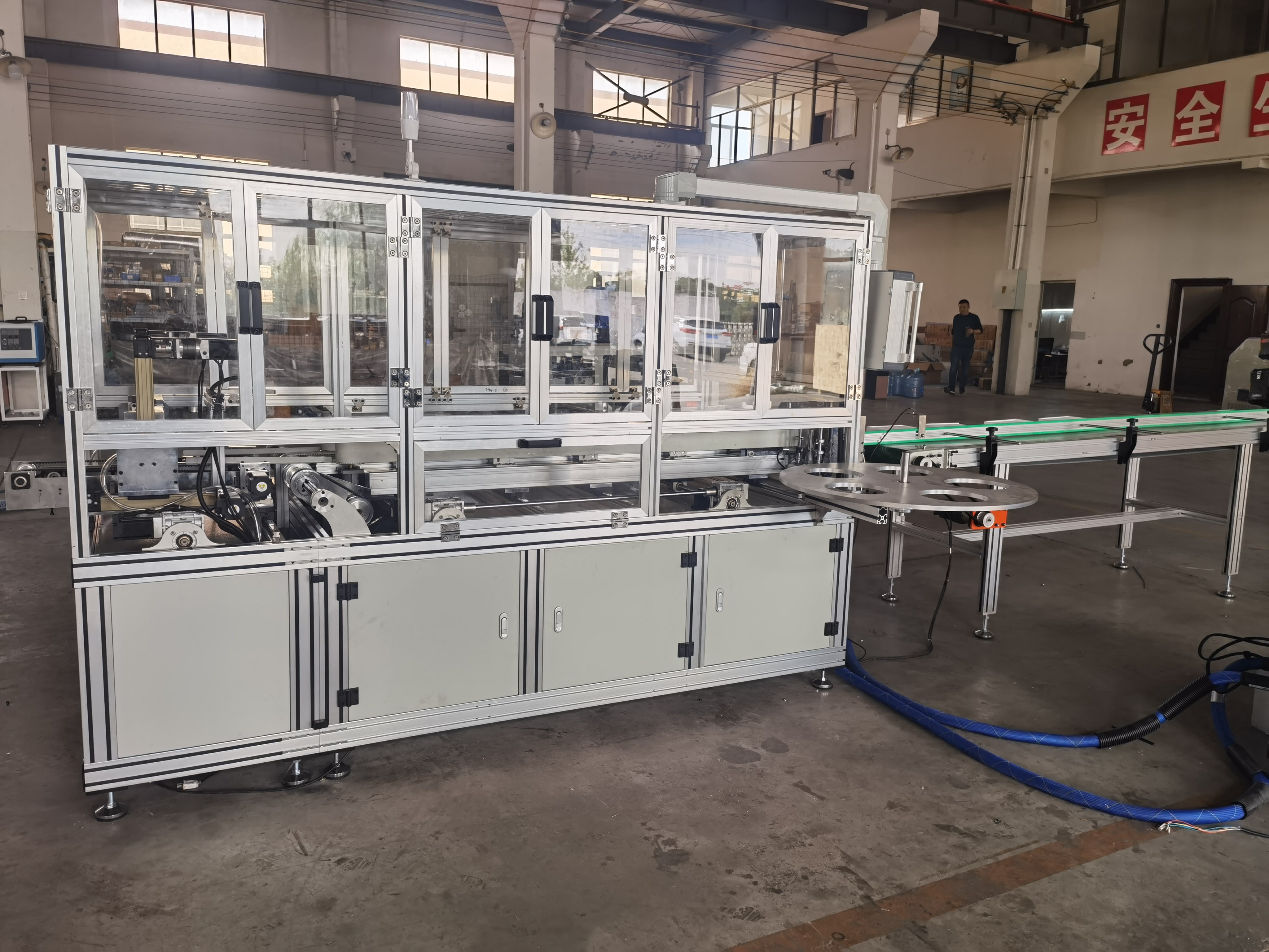 Continuous Purifier Filter Making Machine Hotmelt Bonding Machine 15mm ...