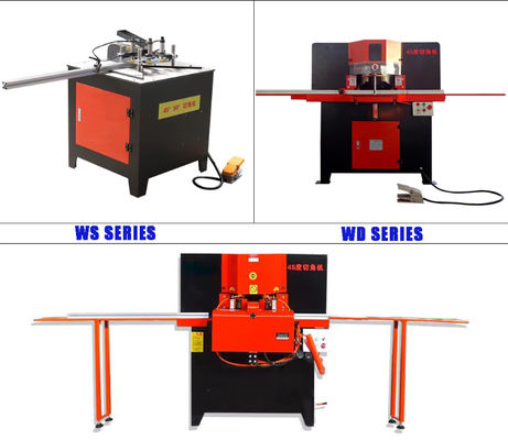 220V Electric HEPA Filter Making Machine Filter Frame 45 Degree Cutting Machine