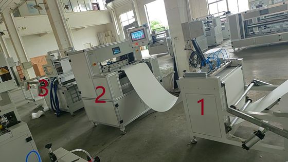 6 - 60mm Depth Air Filter Pleating Machine And Hotmelt Gluing Machine