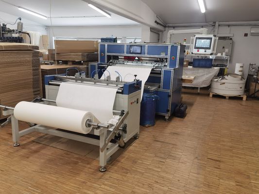 CNC Control Knife Pleating Machine 1050mm Width 220V / 380V 50Hz