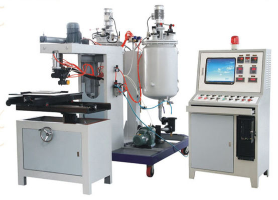 3 Tanks Filter Caps PU Injection Machine 8KW 50Hz Frequency