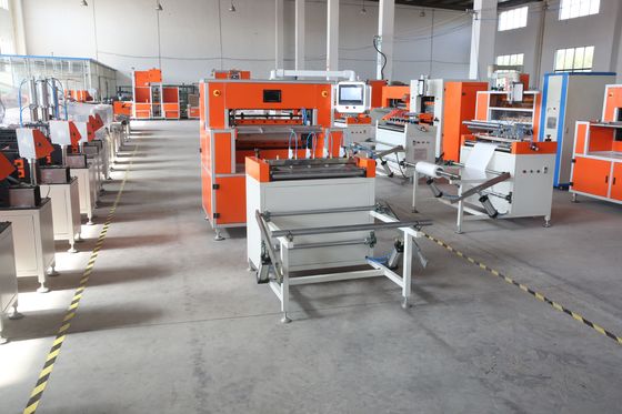 Servo Motors Controlled Knife Pleating Machine 650mm Width PLC Control System