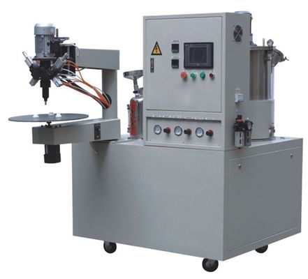Two Components Truck Air Filter Making Machine 450mm End Cap Gluing Machine