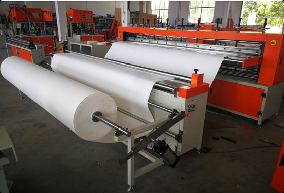 380V 3.5m Width Knife Pleating Machine 0 - 85 pleats/Min Speed