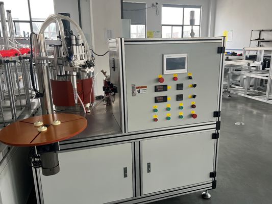 60HZ Truck Air Filter Metal Caps Two Components Gluing Machine