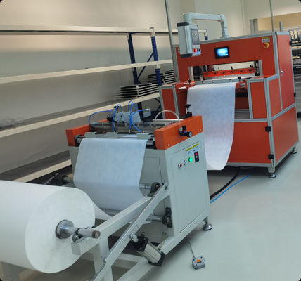 Filter Paper Knife Pleating Machine 700mm Width CNC Control System